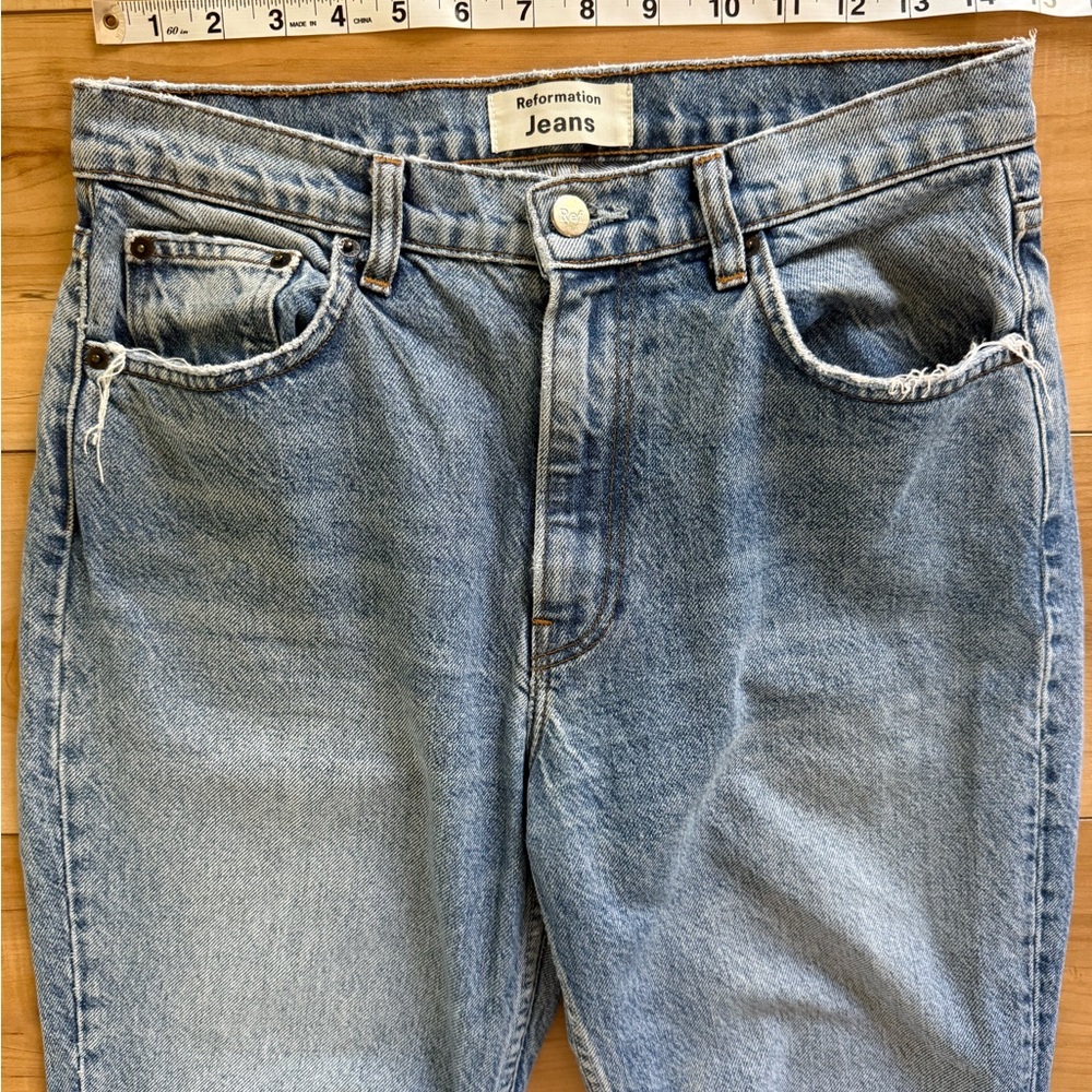 Reformation Light Blue High Rise Women's Jeans